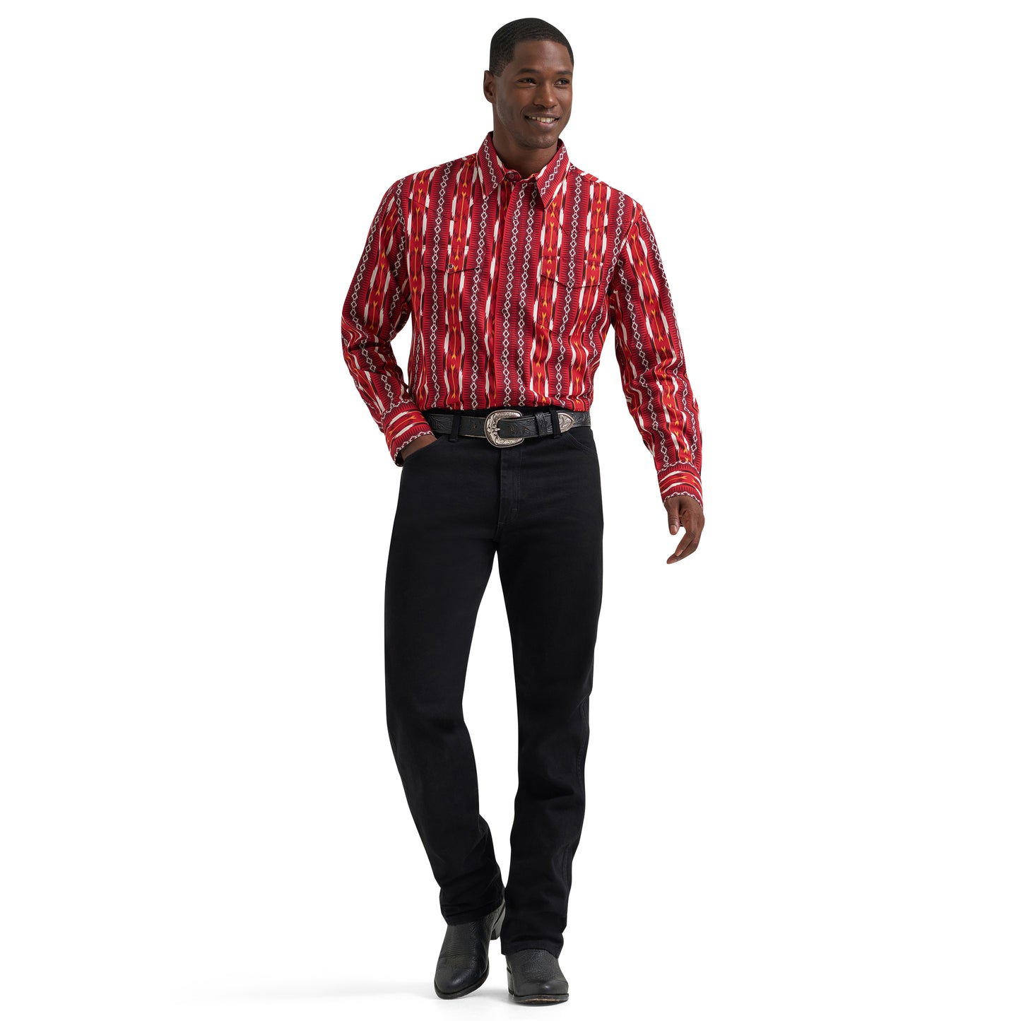 112374909 Men's Checotah Long Sleeve Western Snap by Wrangler