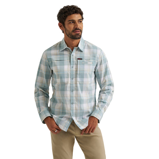 2375099 Men's ATG-X Hike to Fish Long Sleeve Shirt by Wrangler