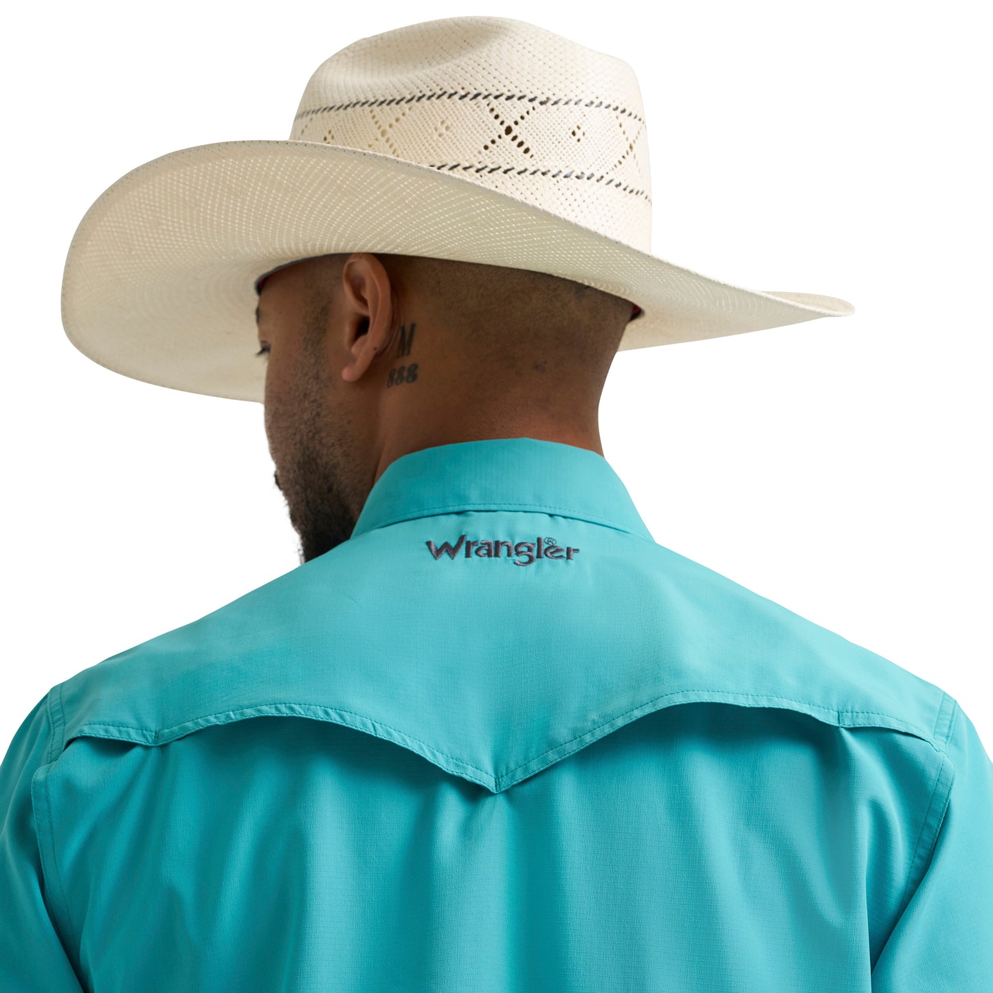112375104 Men's ATG Short Sleeve Western Performance Shirt by Wrangler