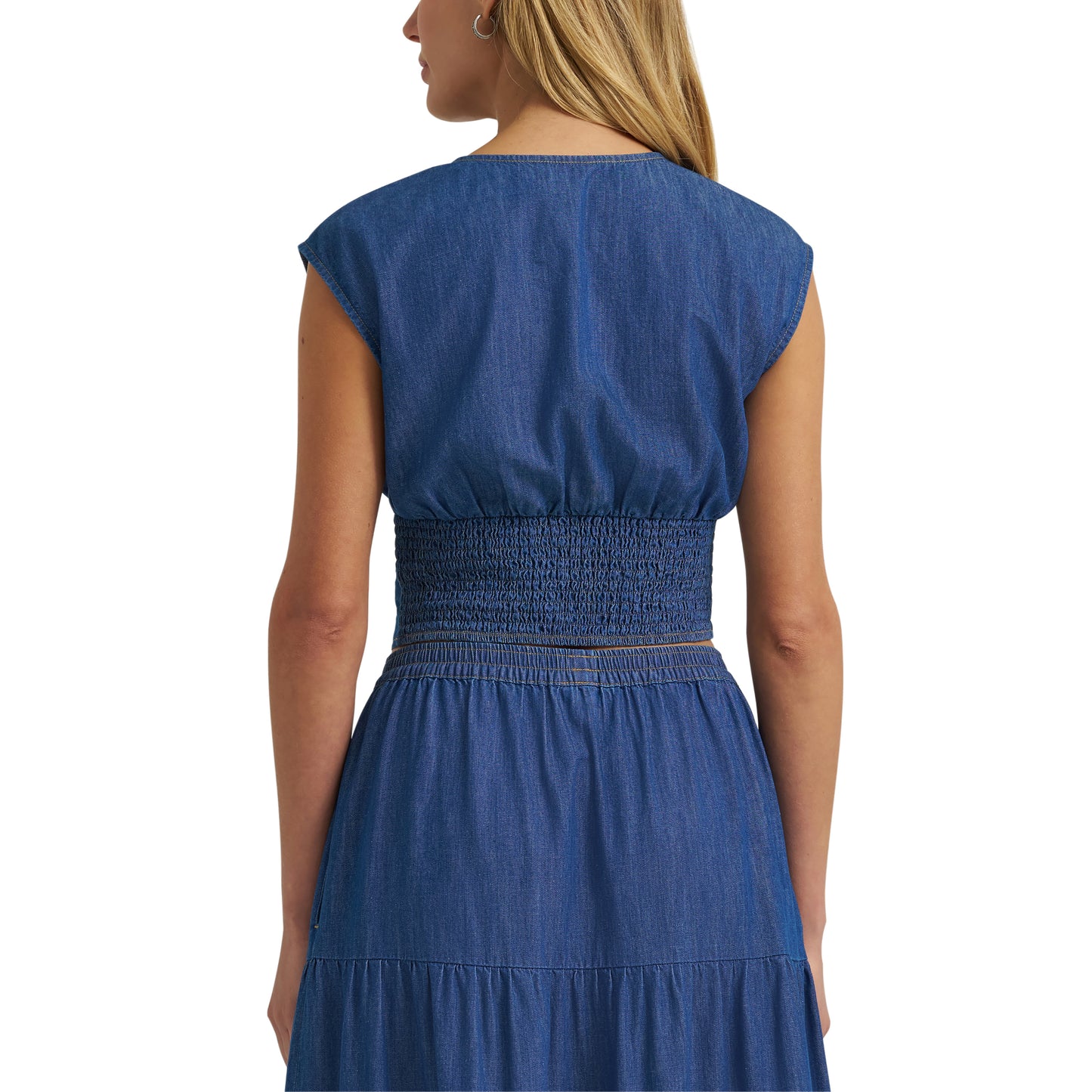 112375223 Women's Retro Denim Blouse by Wrangler