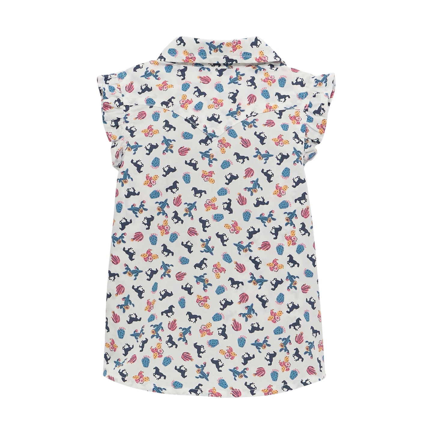 112375235 Baby Girl Western Snap Shirt by Wrangler