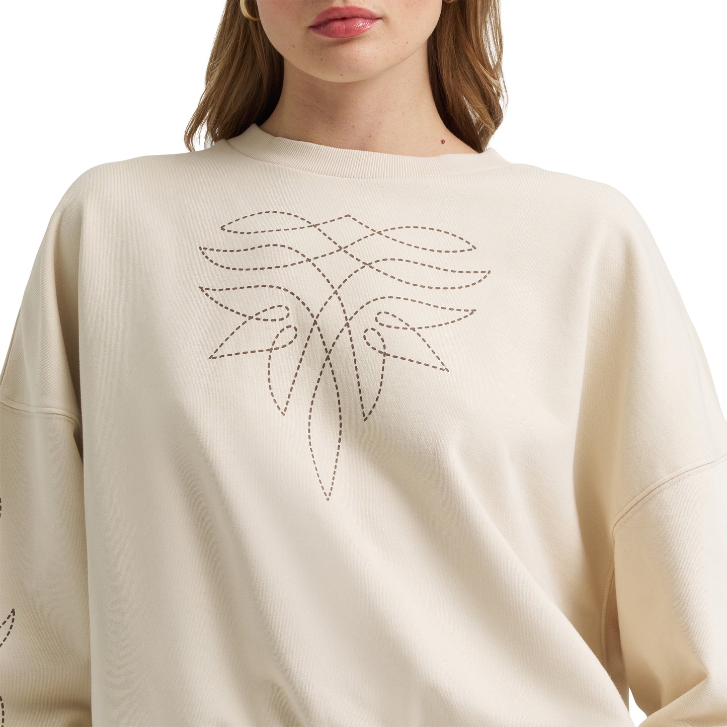 112375627 Women's Lainey Wilson Cowboy Sweatshirt by Wrangler