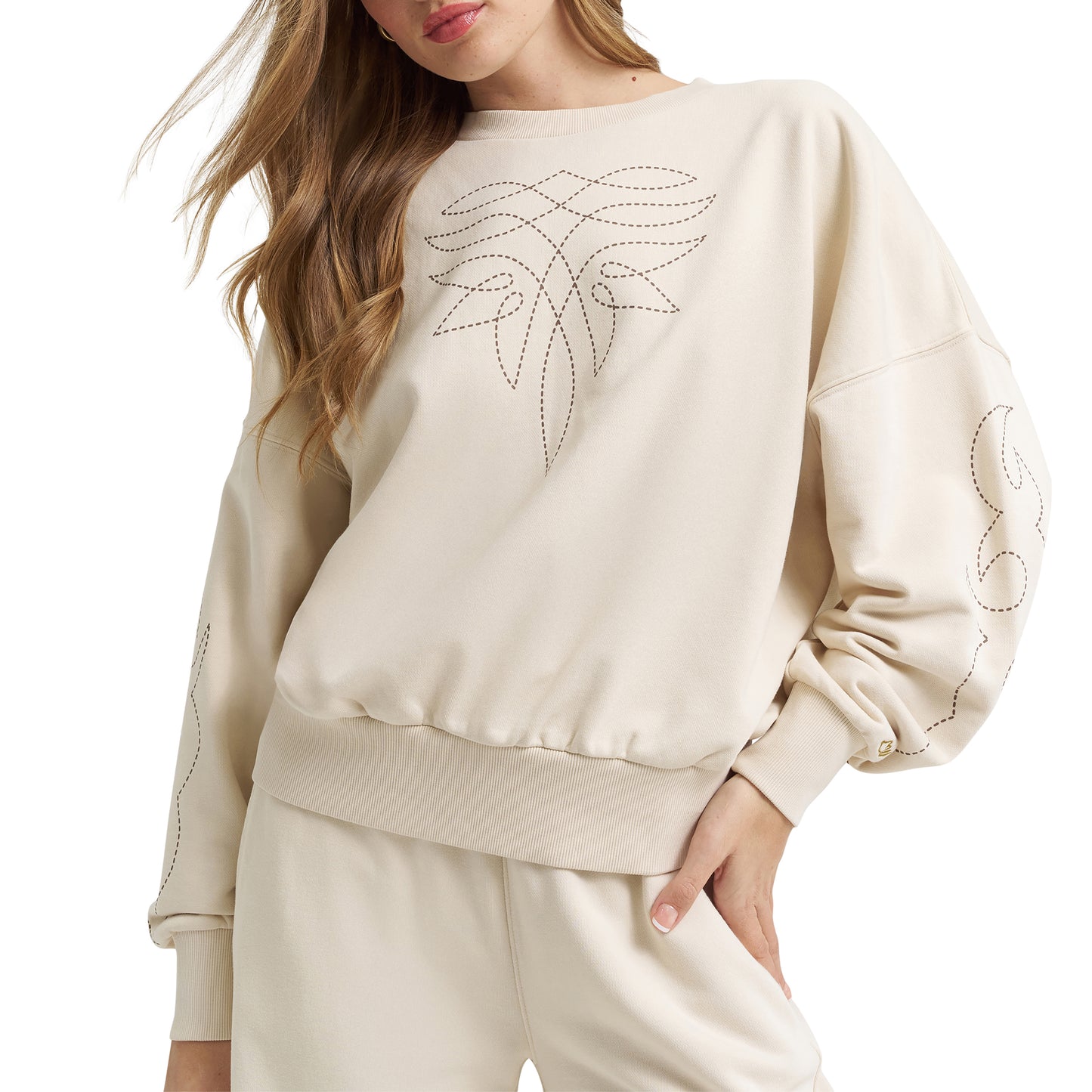 112375627 Women's Lainey Wilson Cowboy Sweatshirt by Wrangler