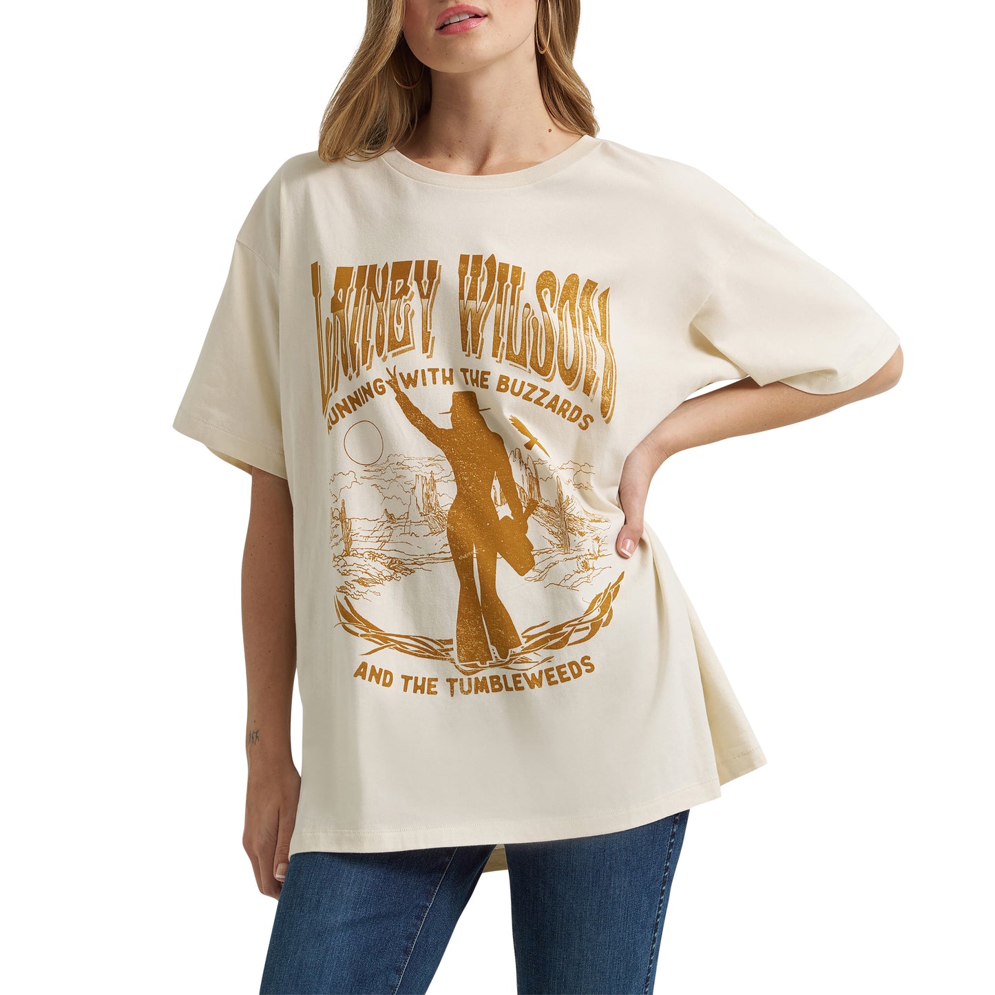 112375647 Women's Lainey Wilson Buzzards T-Shirt by Wrangler
