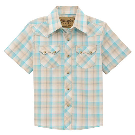 112378921 Boy's Retro Short Sleeve Shirt by Wrangler