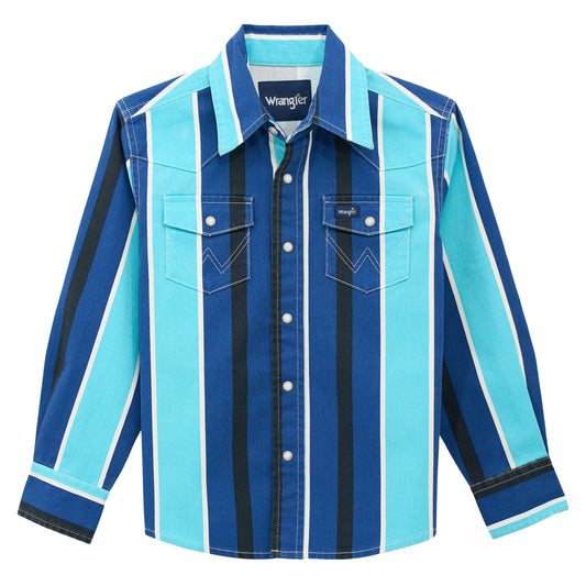 112379231 Boy's Brushpopper Western Snap Shirt by Wrangler
