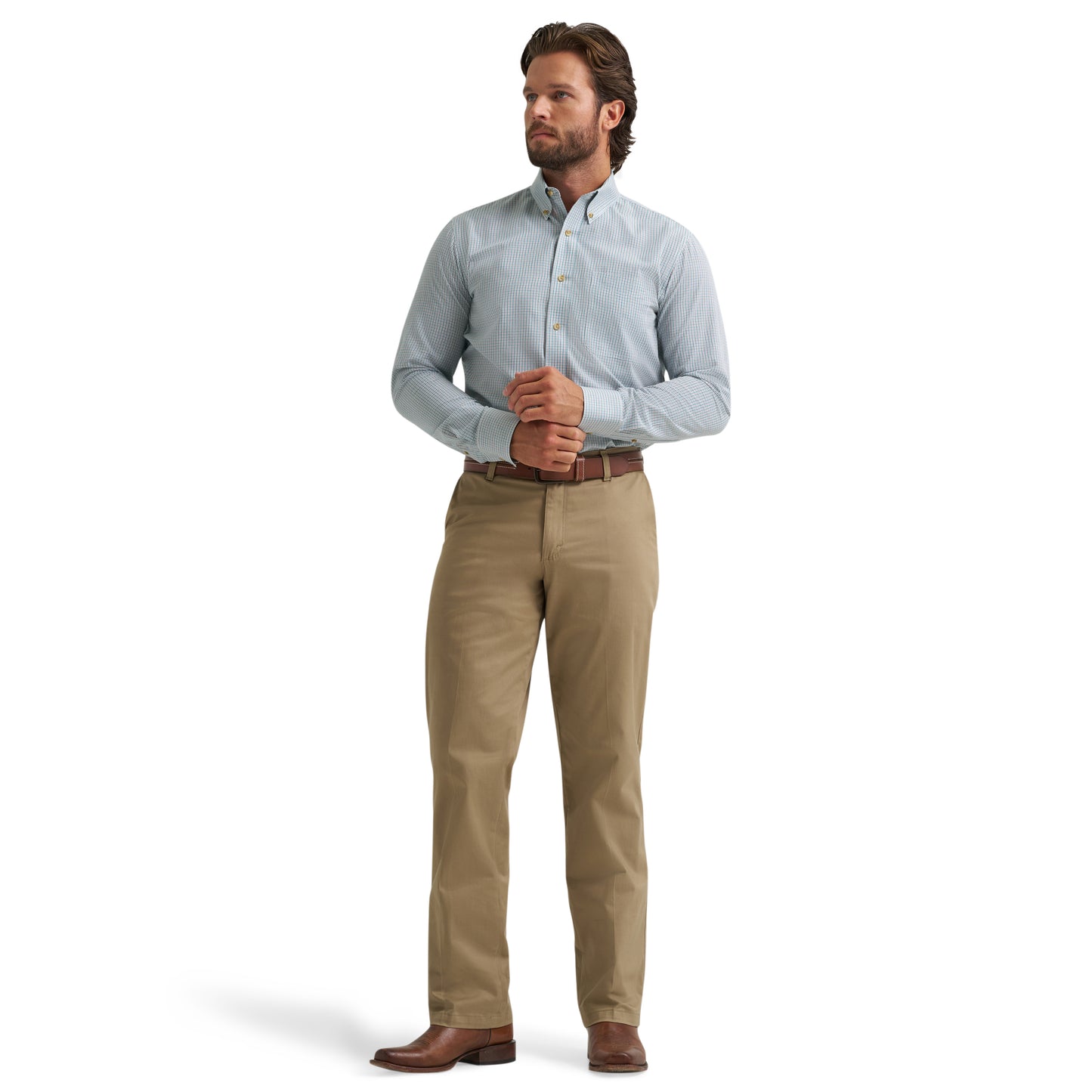 112379234 Men's Riata Dress Long Sleeve Shirt by Wrangler