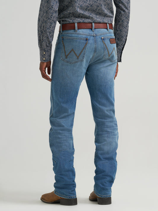 112381601 Men's Retro Slim Fit Straight Leg Jeans by Wrangler