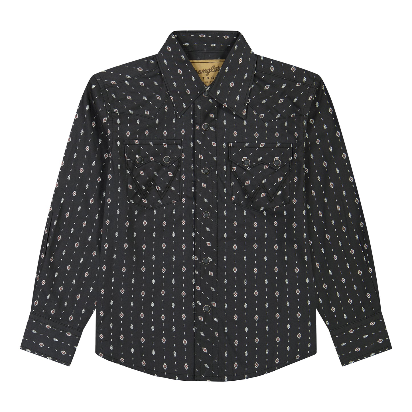 112381884 Boy's Retro Long Sleeve Shirt by Wrangler