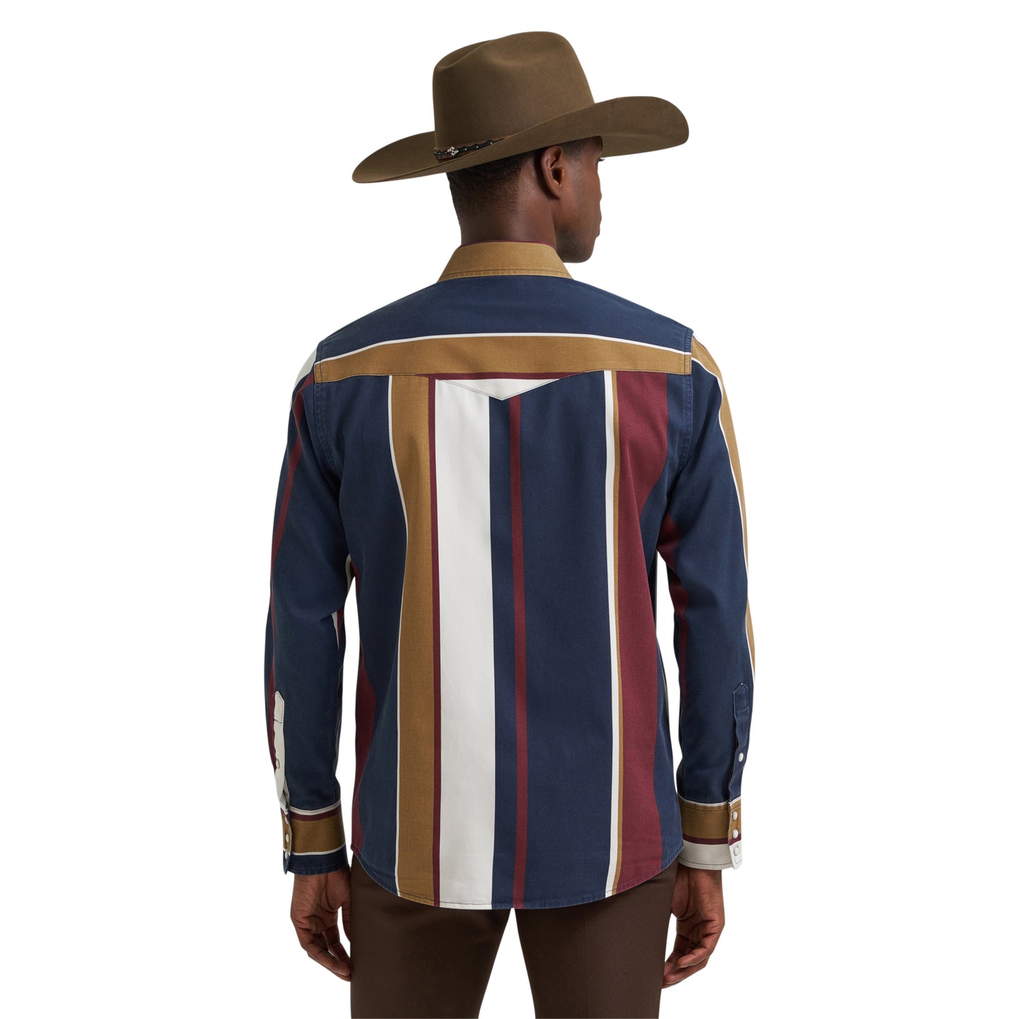 112381998 Men's Vintage inspired Brushpopper Long Sleeve Shirt by Wrangler