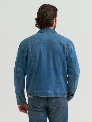Men's Wrangler Retro Unlined Denim Jacket - Slate Blue - alt 2