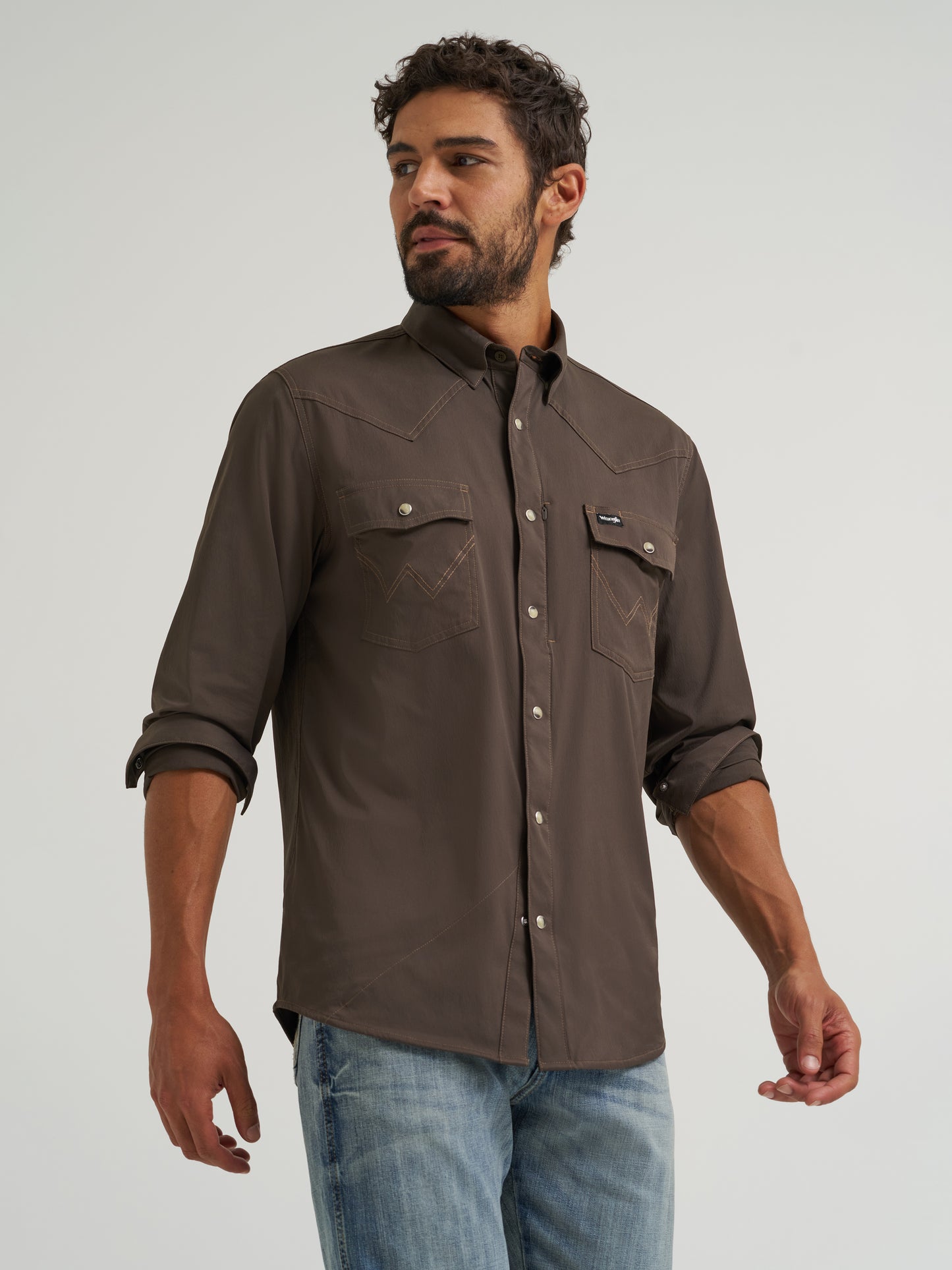 112382503 Men's Technical Long Sleeve Shirt by Wrangler