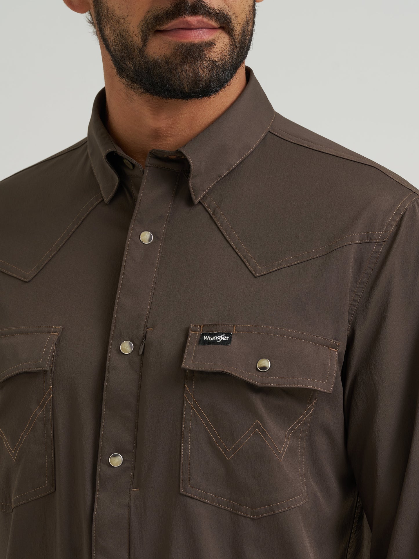 112382503 Men's Technical Long Sleeve Shirt by Wrangler