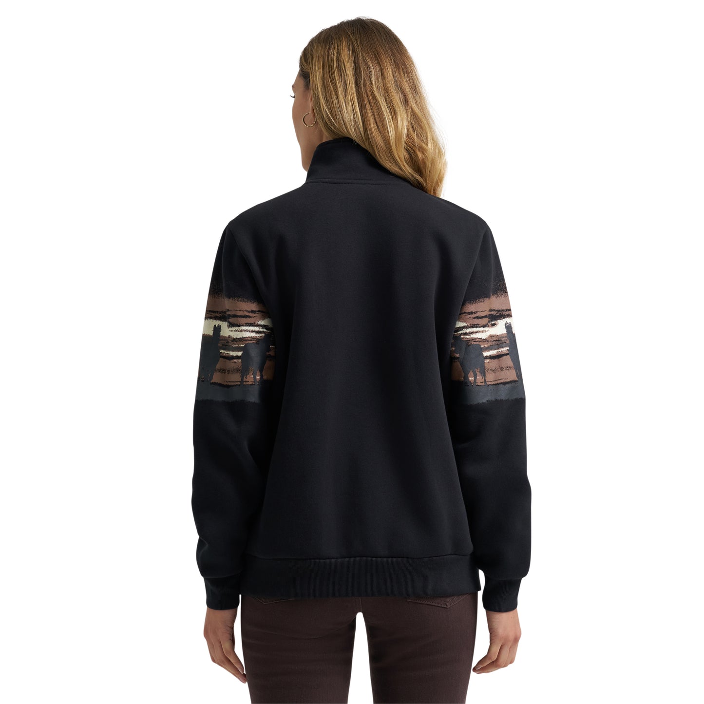 112382737 Women's Retro Punchy Zip Sweatshirt by Wrangler