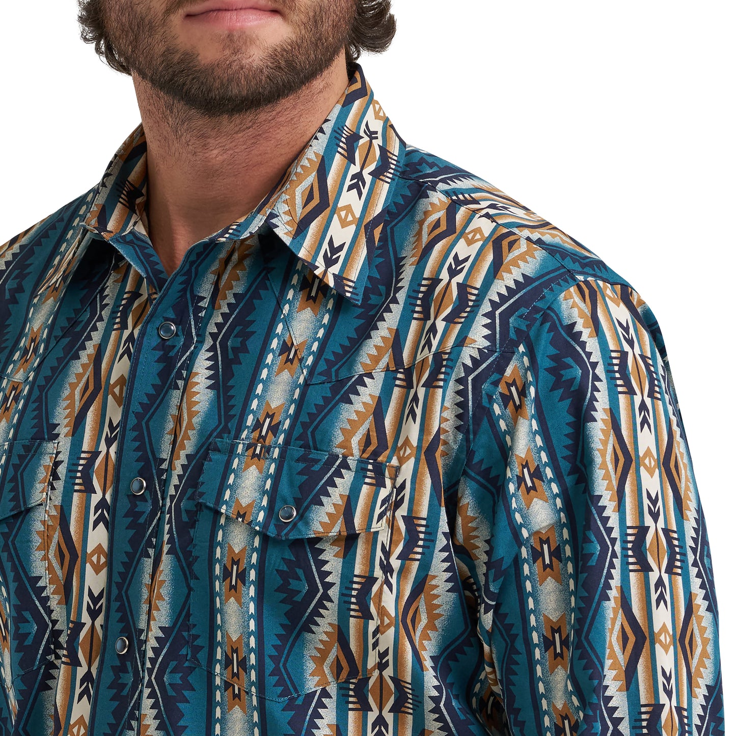 112384297 Men's Checotah Dress Western Shirt by Wrangler