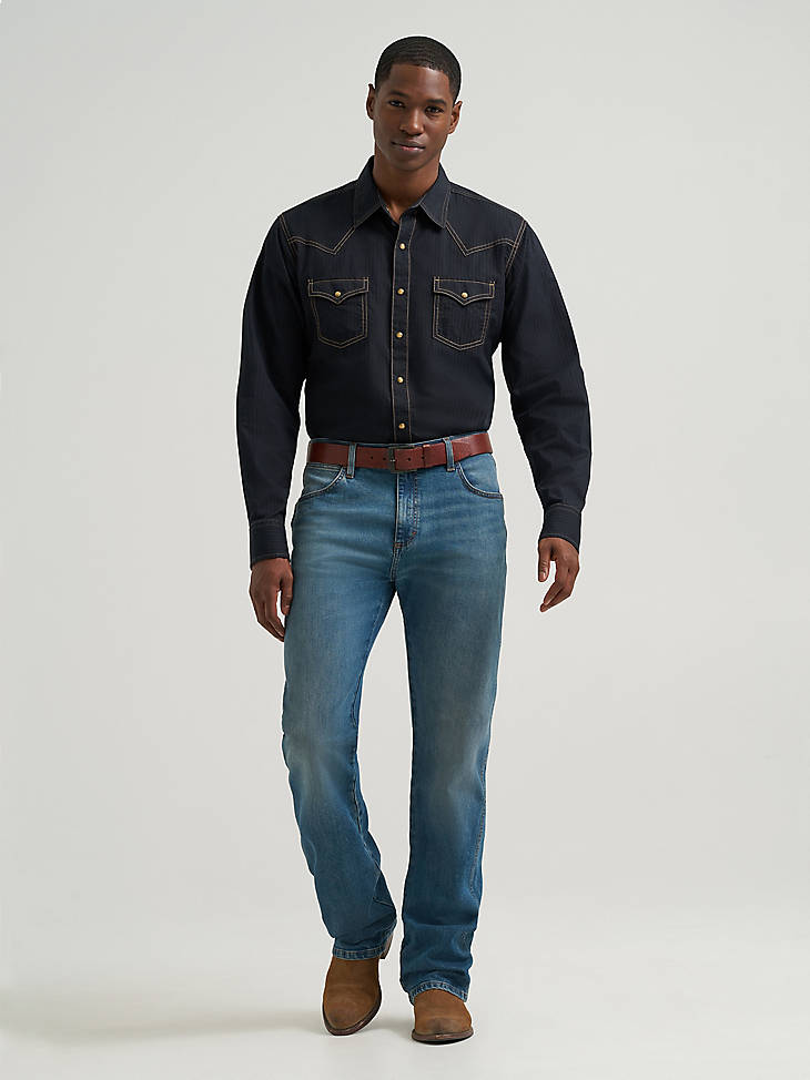Wrangler Men's Retro Slim Fit Bootcut Jean - Wes - front view