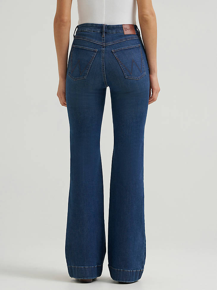 Wrangler Women's Bespoke High Rise Trouser Jean - Brooklyn - front view