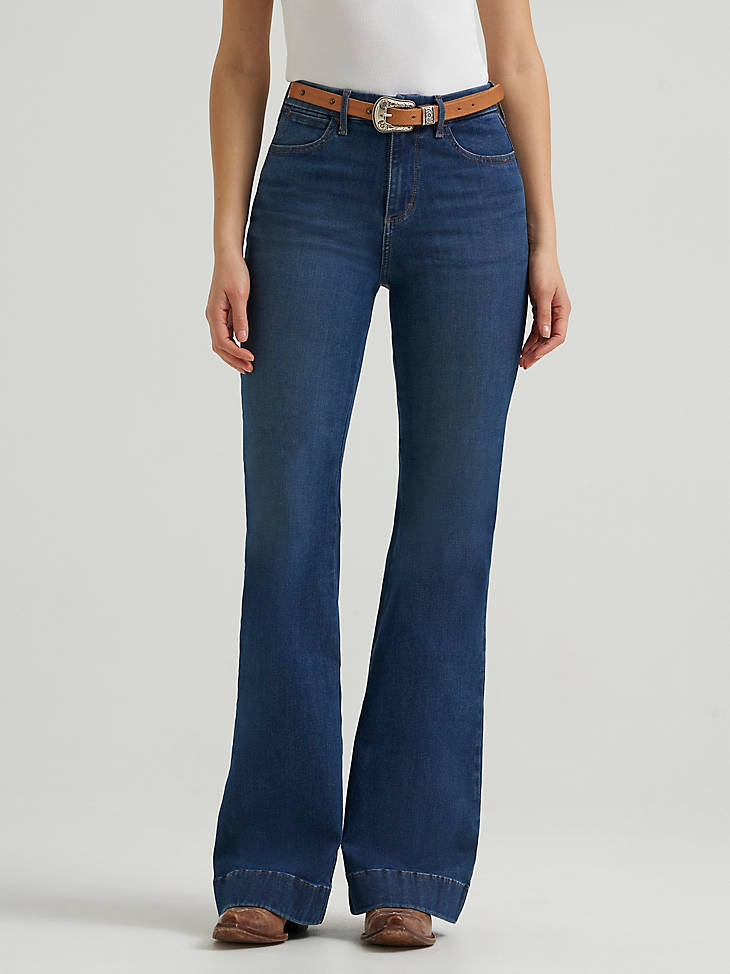 Wrangler Women's Bespoke High Rise Trouser Jean - Brooklyn - alternate view