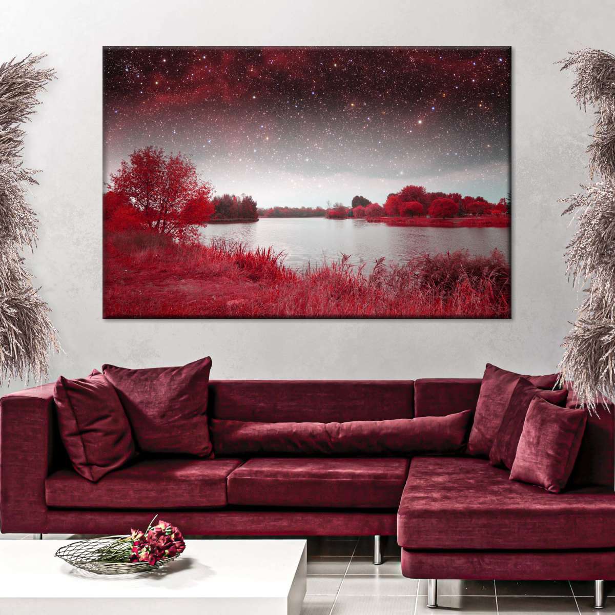 Red Mystical Spring Wall Art