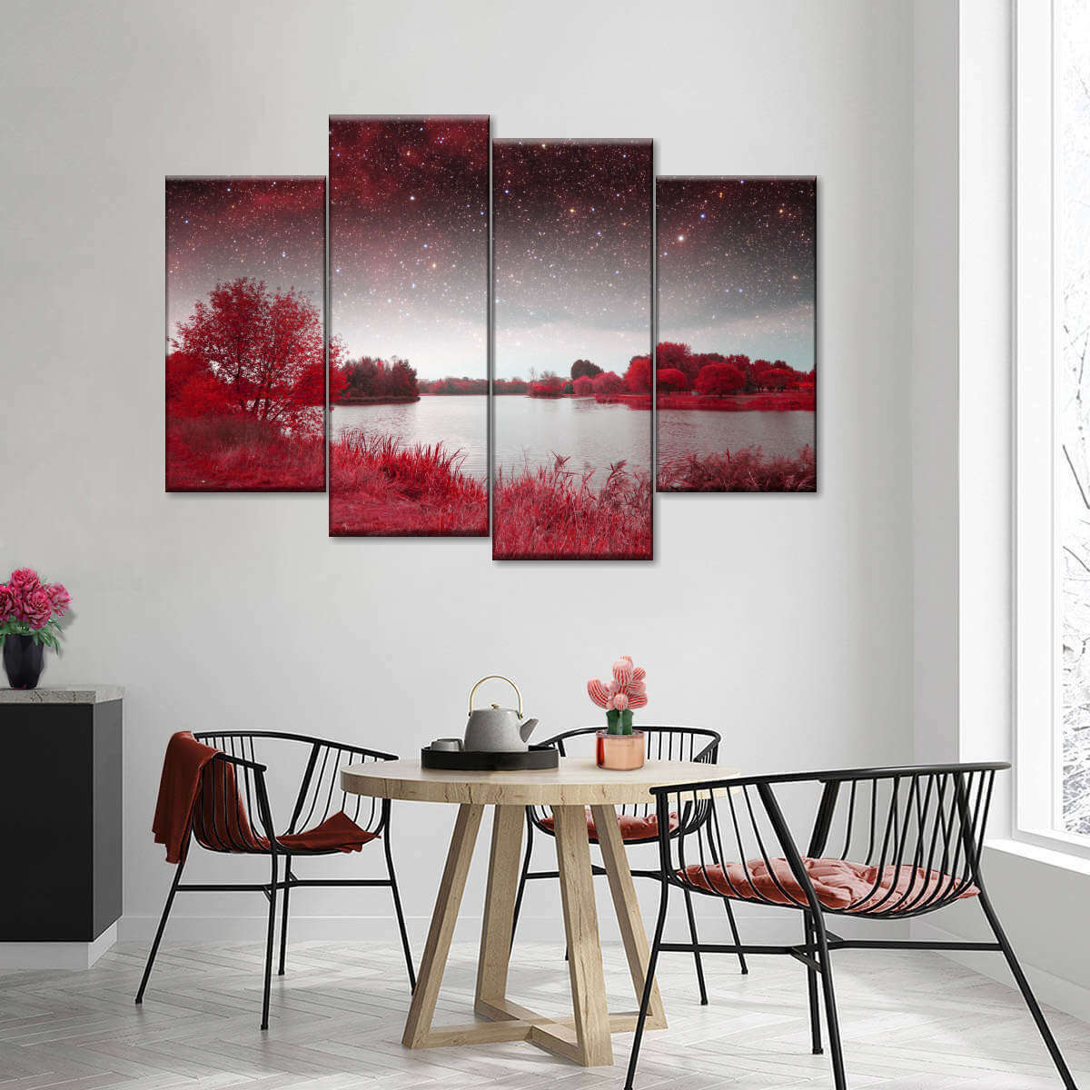 Red Mystical Spring Wall Art