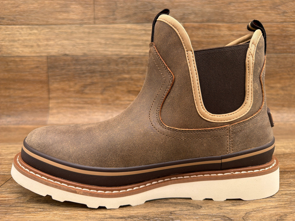 Men's Recon Shrimp Brown Bomber Boot by Ariat - inside view