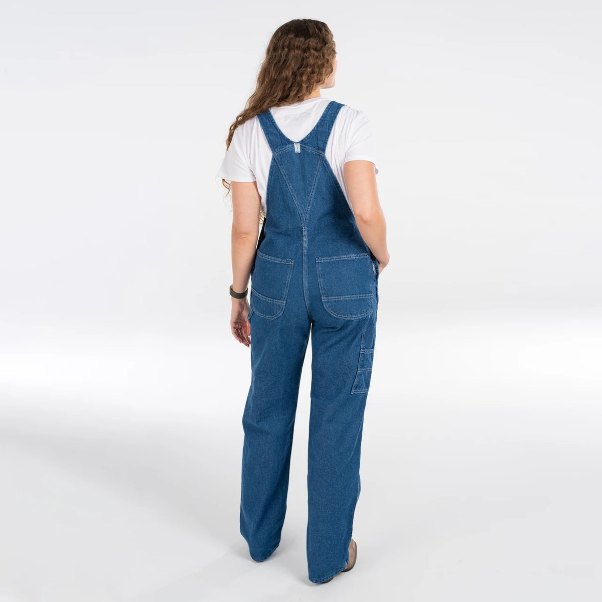 Enzyme Washed Denim Bib Overall by Key Industries - lifestyle