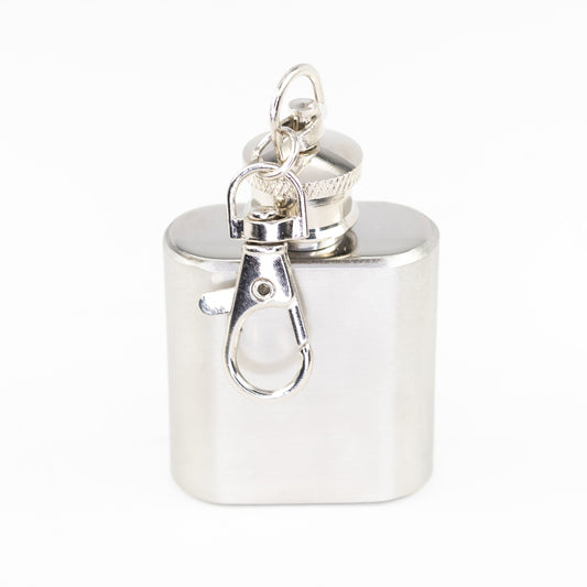 Hipster Mini Flask Keychain by Mad Man