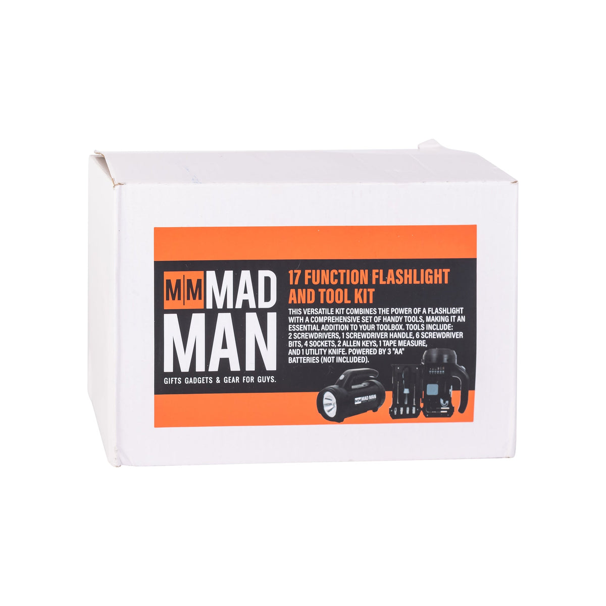 17-Function Flashlight and Tool Kit by Mad Man retail box