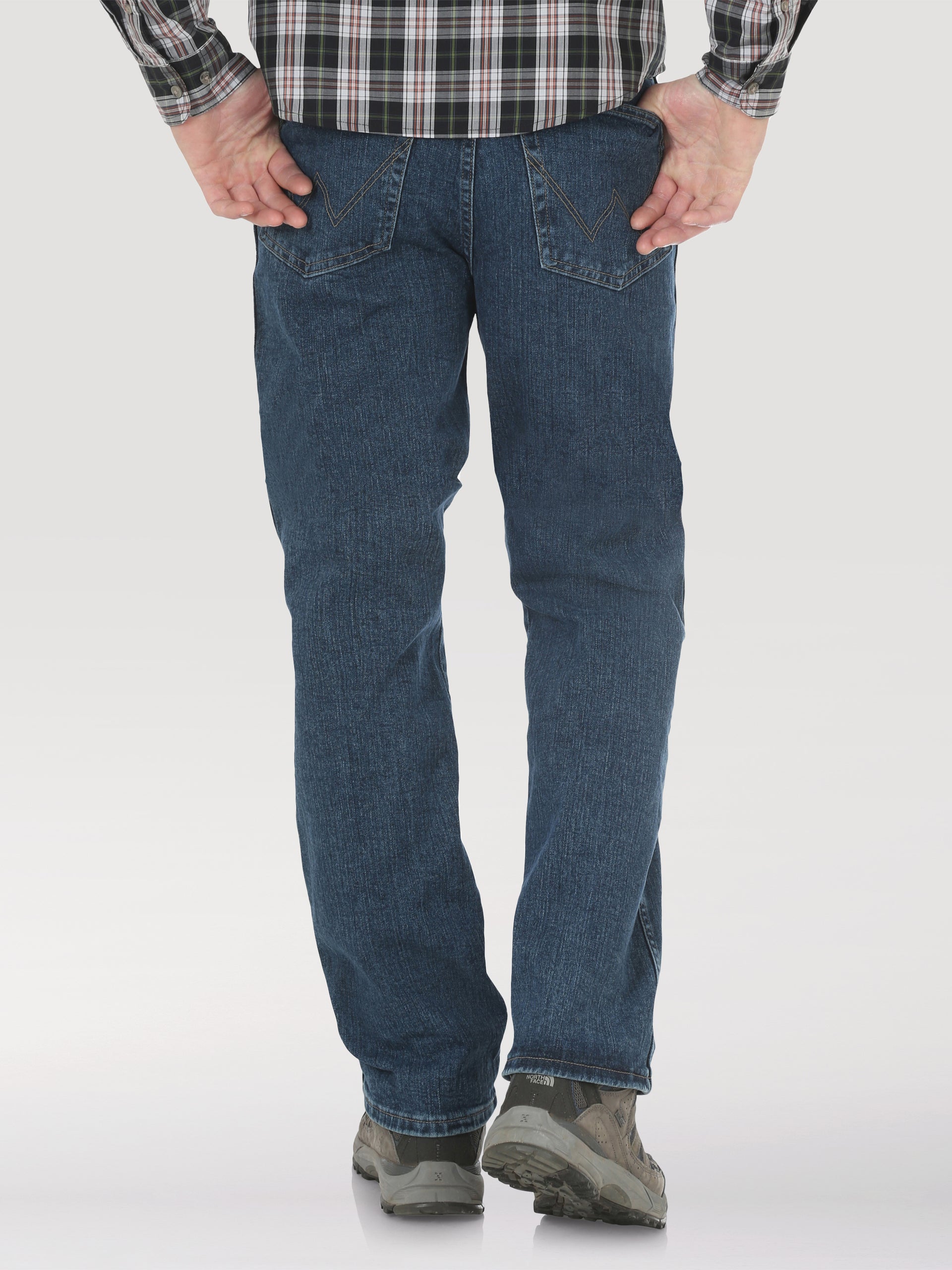 Cowboy Cut Stretch Jeans Wrangler Men's Big Tall Relaxed Jeans  Wrangler Authentics Men's Comfort Flex Waist Relaxed Fit Jean