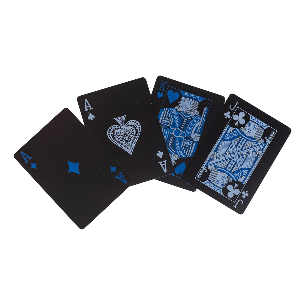 Black Edition Waterproof Playing Cards by Mad Man face cards