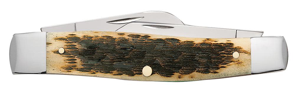 Amber Bone Large Stockman Pocket Knife by Case