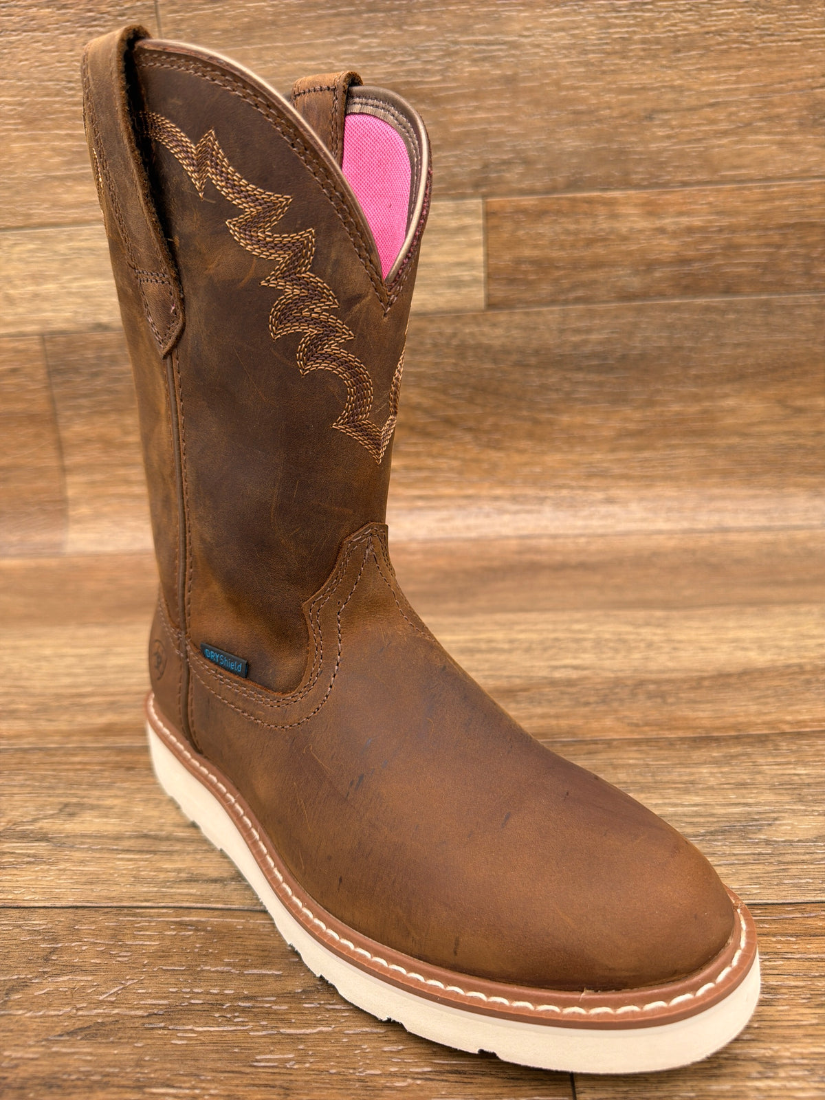 Women's Southlite Waterproof Round Toe Western Boot by Ariat - angle view