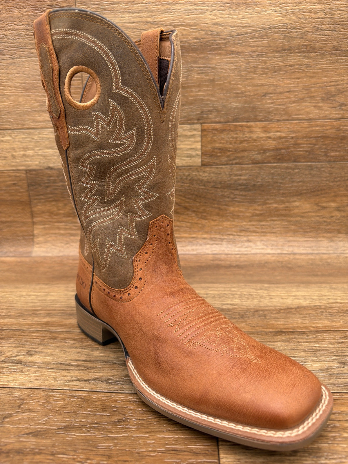 Men's Atkins Square Toe Western Boot by Laredo - angled front view