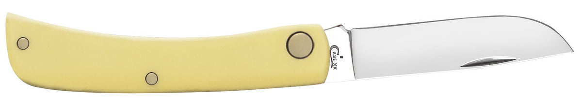 Yellow Synthetic Sod Buster Jr Pocket Knife by Case