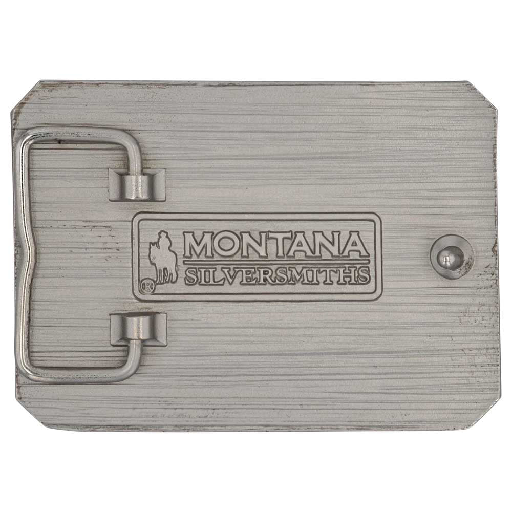 A905CK Patriotic Duty Chris Kyle Buckle by Montana Silversmiths