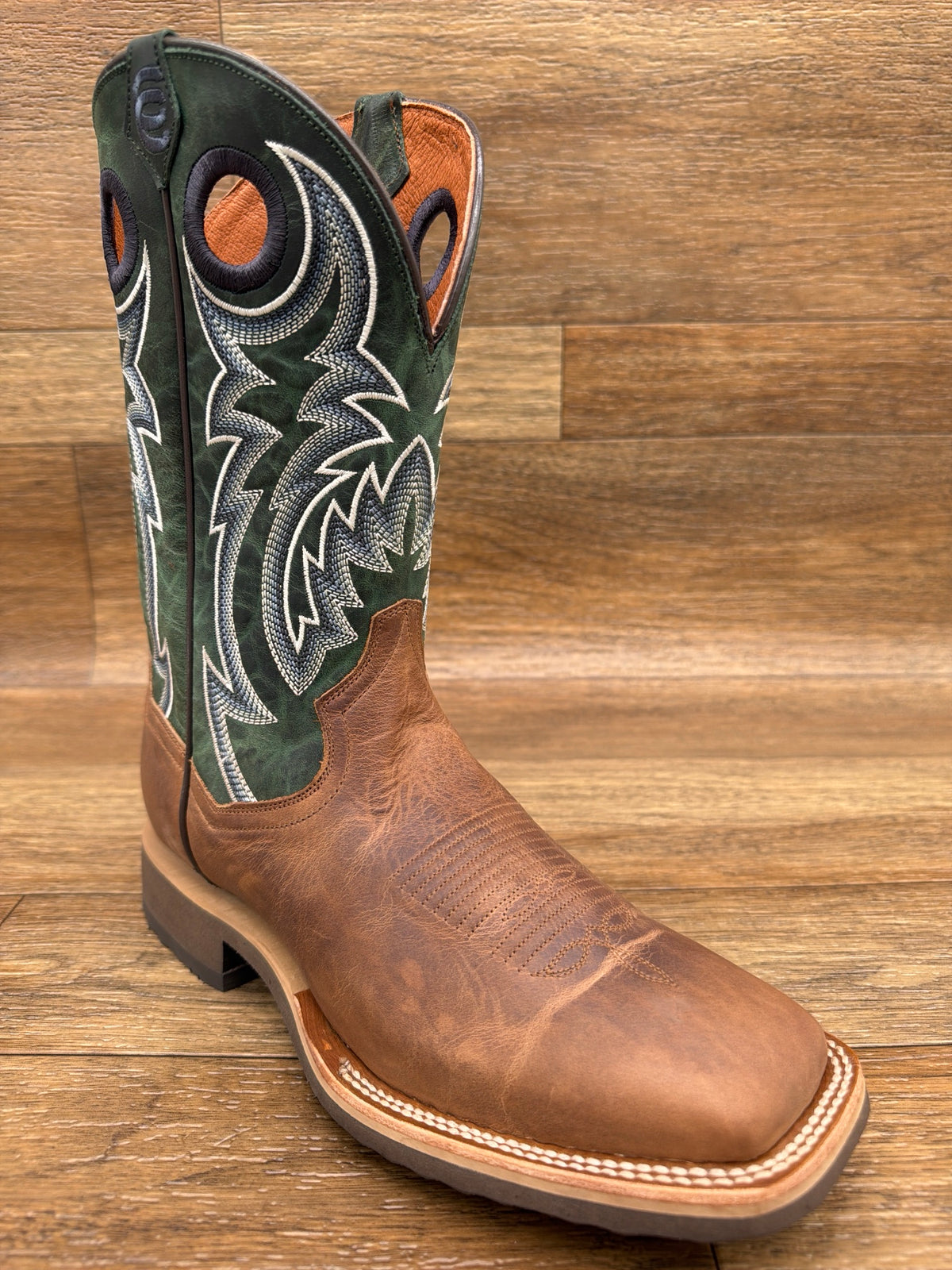 Men's Royston Square Toe Western Boot by Dan Post - angled front view