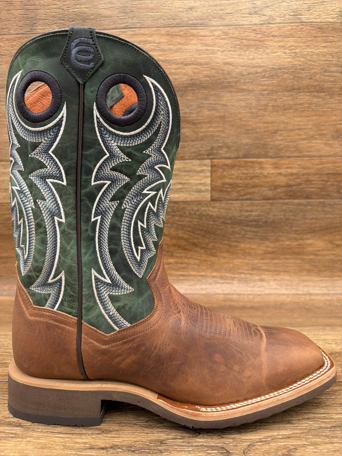 Men's Royston Square Toe Western Boot by Dan Post - outside side view