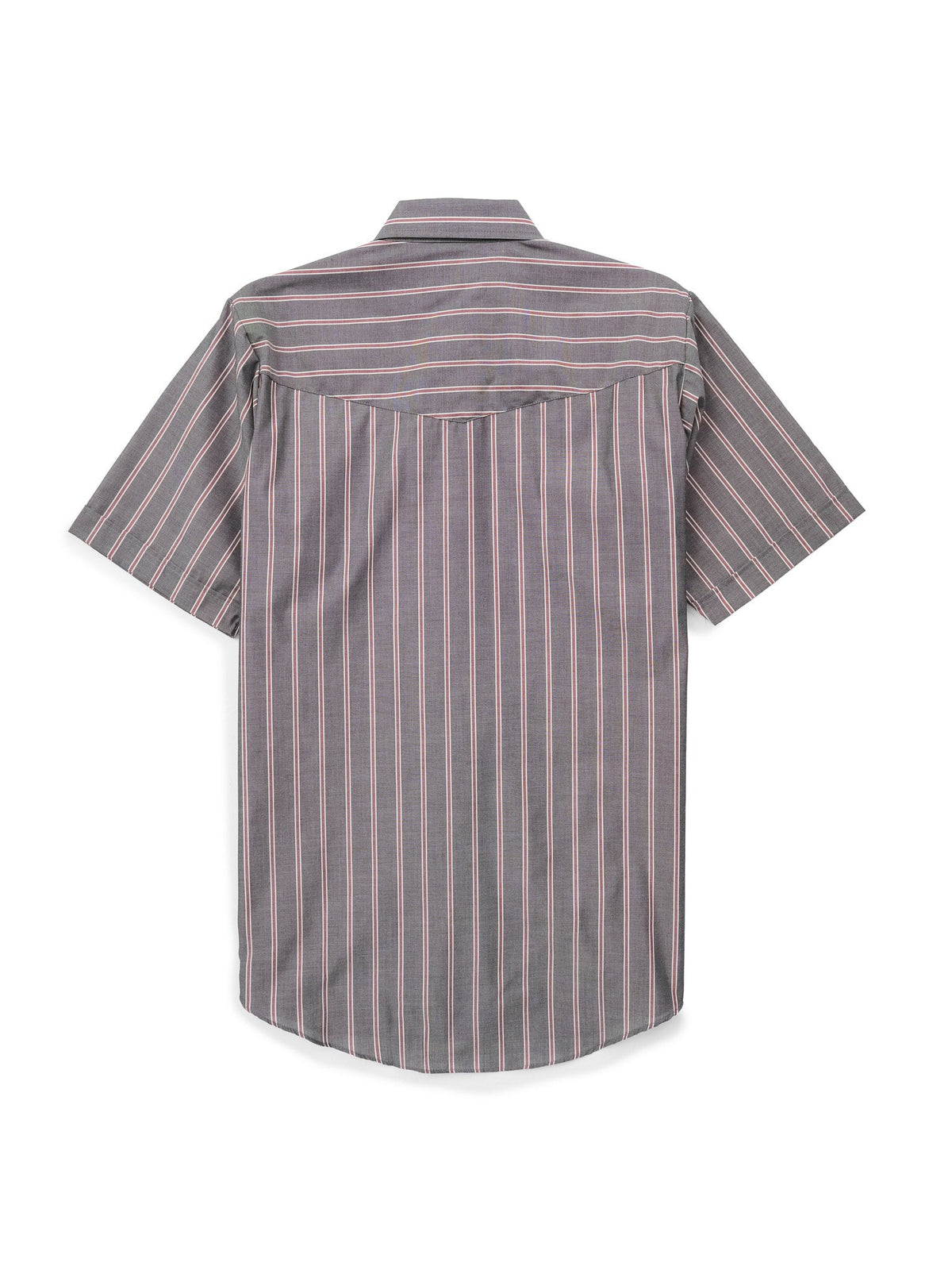 Men's Short Sleeve Assorted Stripe Western Snap Shirt by Ely Cattleman - detail