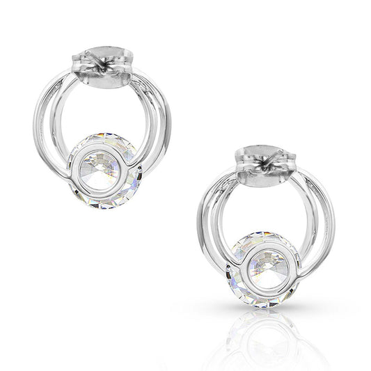 ER4118 Twisting Hold Post Earrings by Montana Silversmiths
