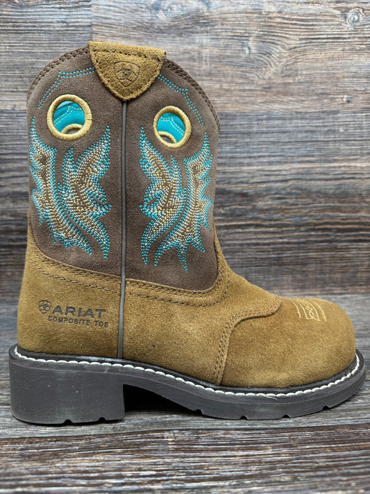 10016245 Women’s Composite toe Fatbaby Cowgirl work boot by Ariat