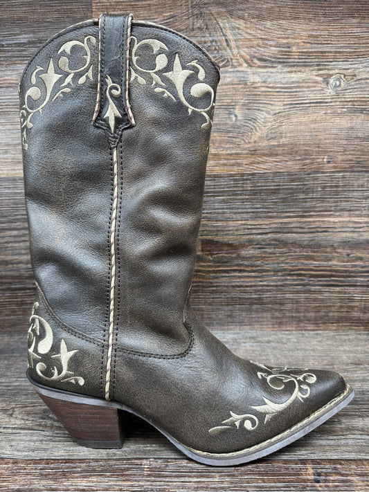 RD3203 Women’s Crush Embroidered Western Boot by Durango