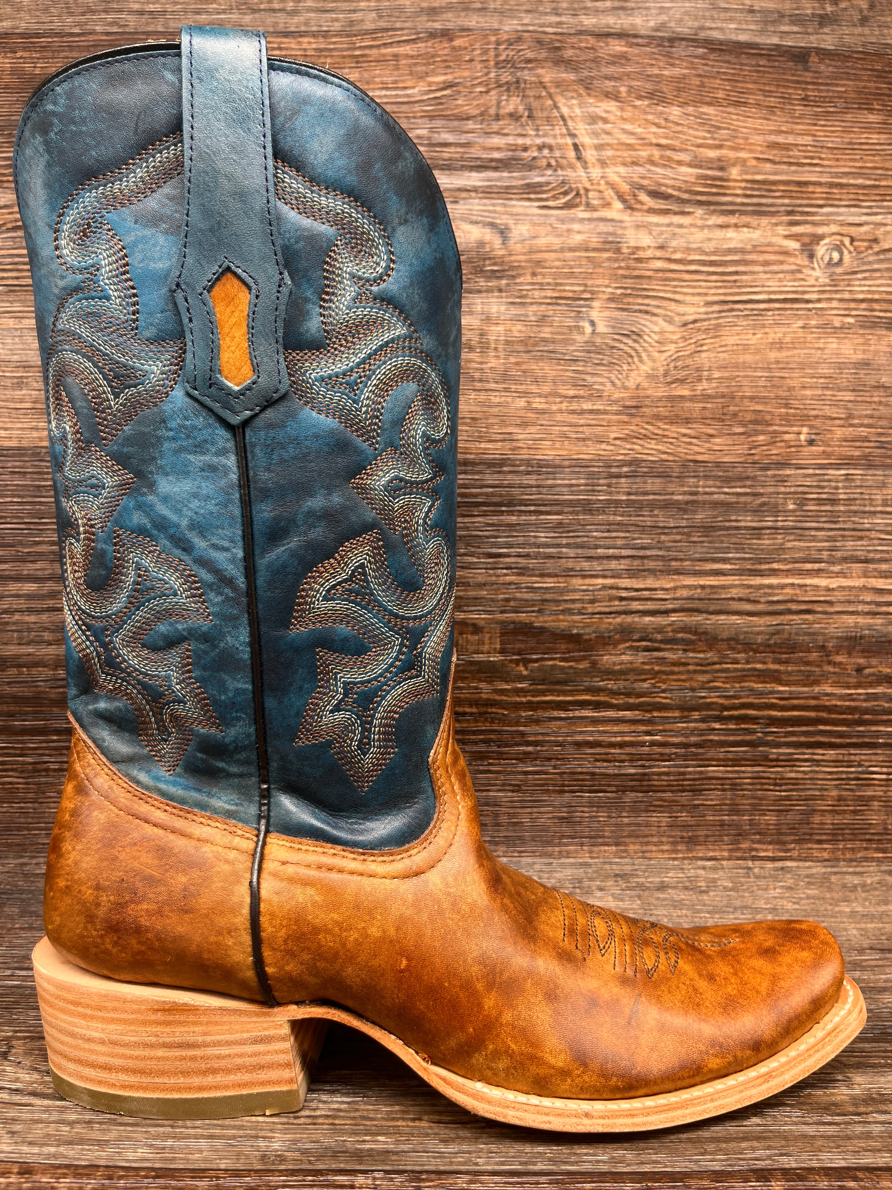 Mens square toe western boots sale