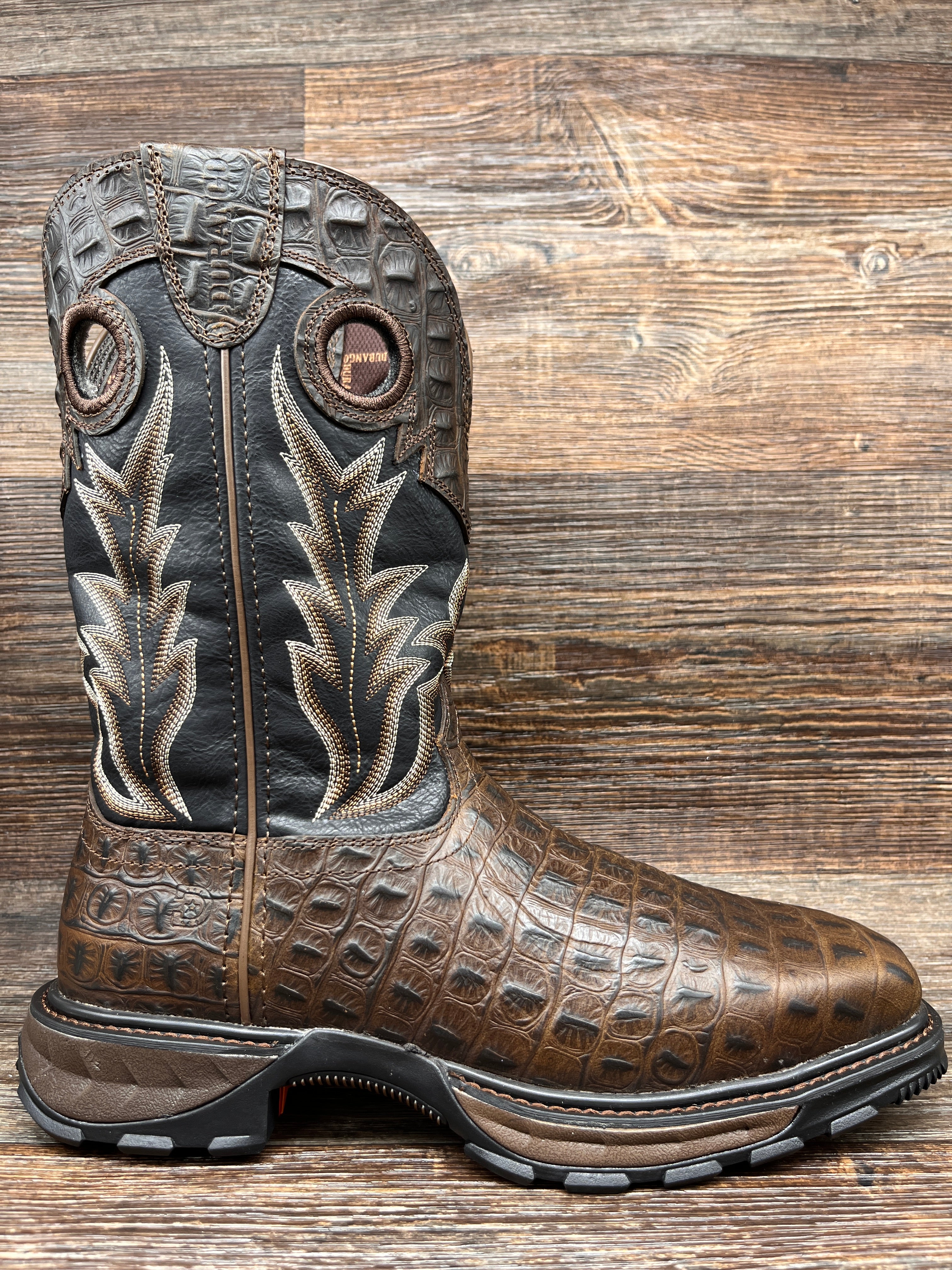 Alligator skin shop work boots