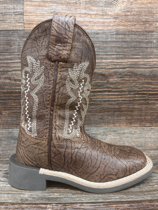 3311 Kid's Presley Square Toe Western Boot by Smoky Mountain
