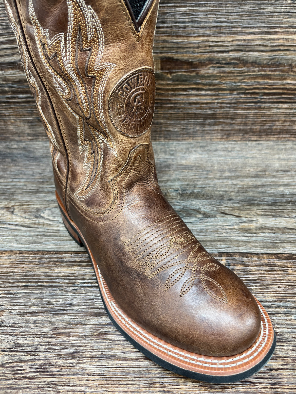 What Is A Rounded Toe Boot 7915 Men's Dawson Round Toe Western Boot by Laredo – Rushing Boots