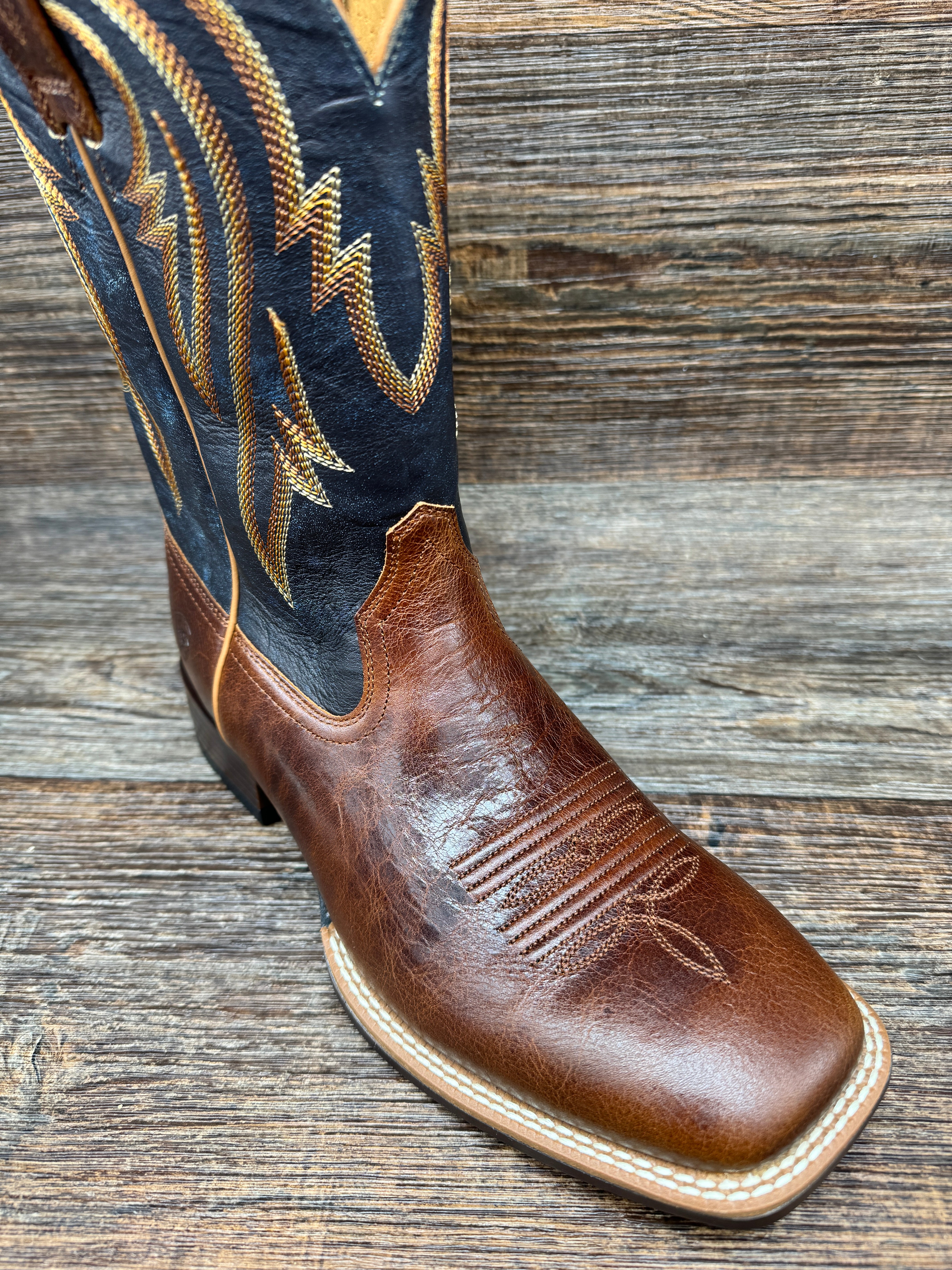 10025166 Men s Plano Square Toe Western Boot by Ariat Rushing Boots