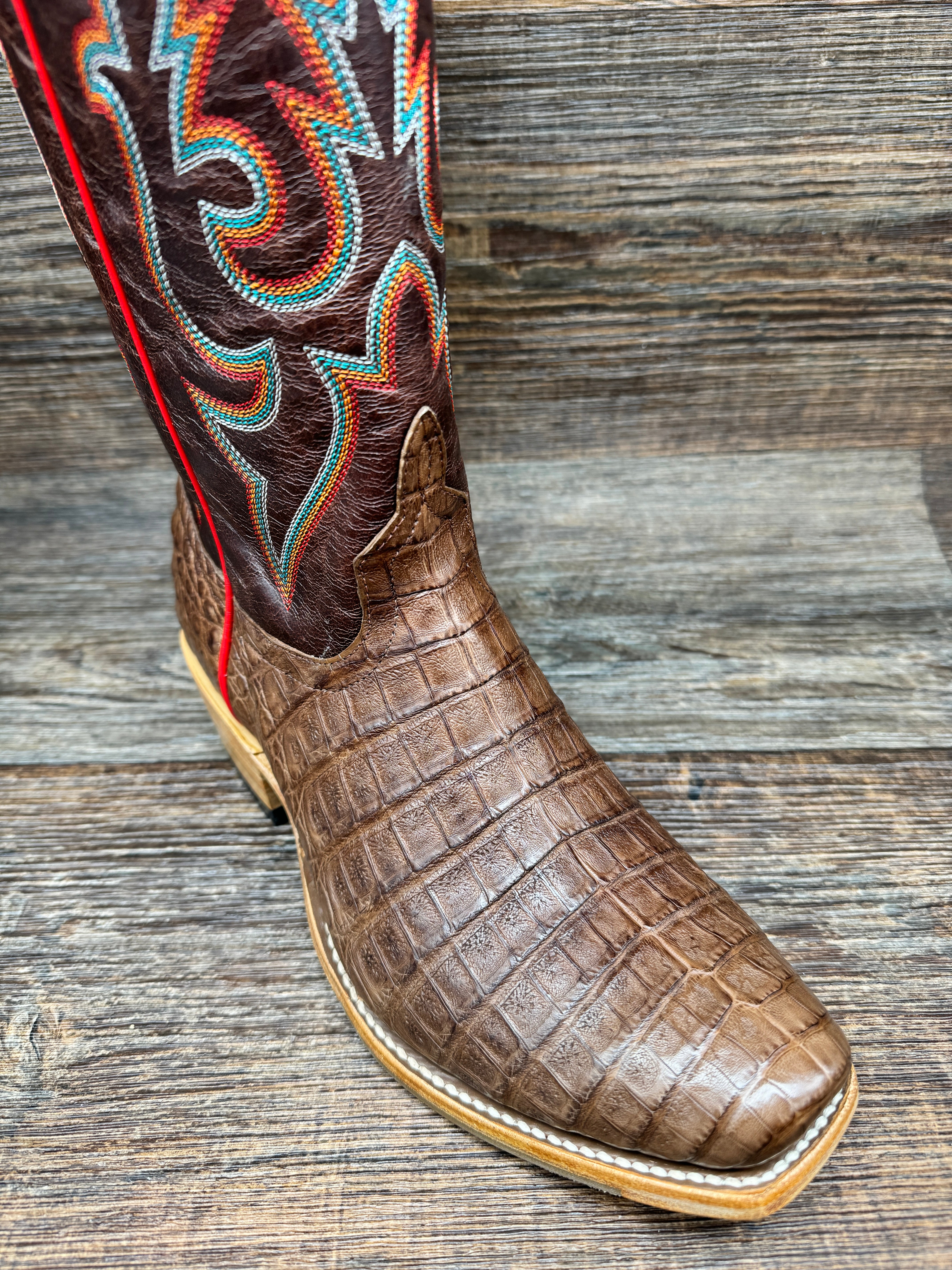 Men's caiman belly on sale boots