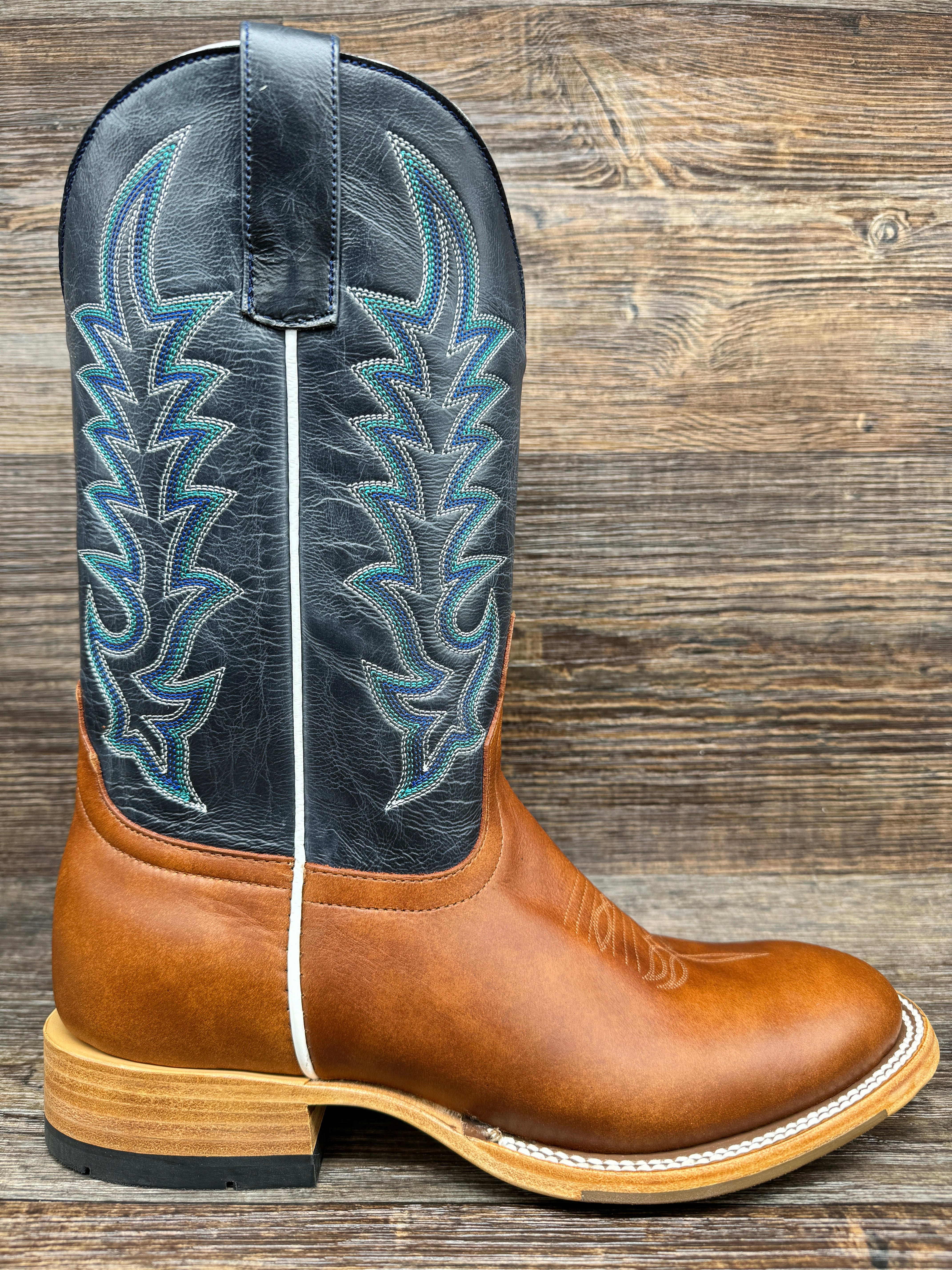 Mens round toe cowboy boots best sale