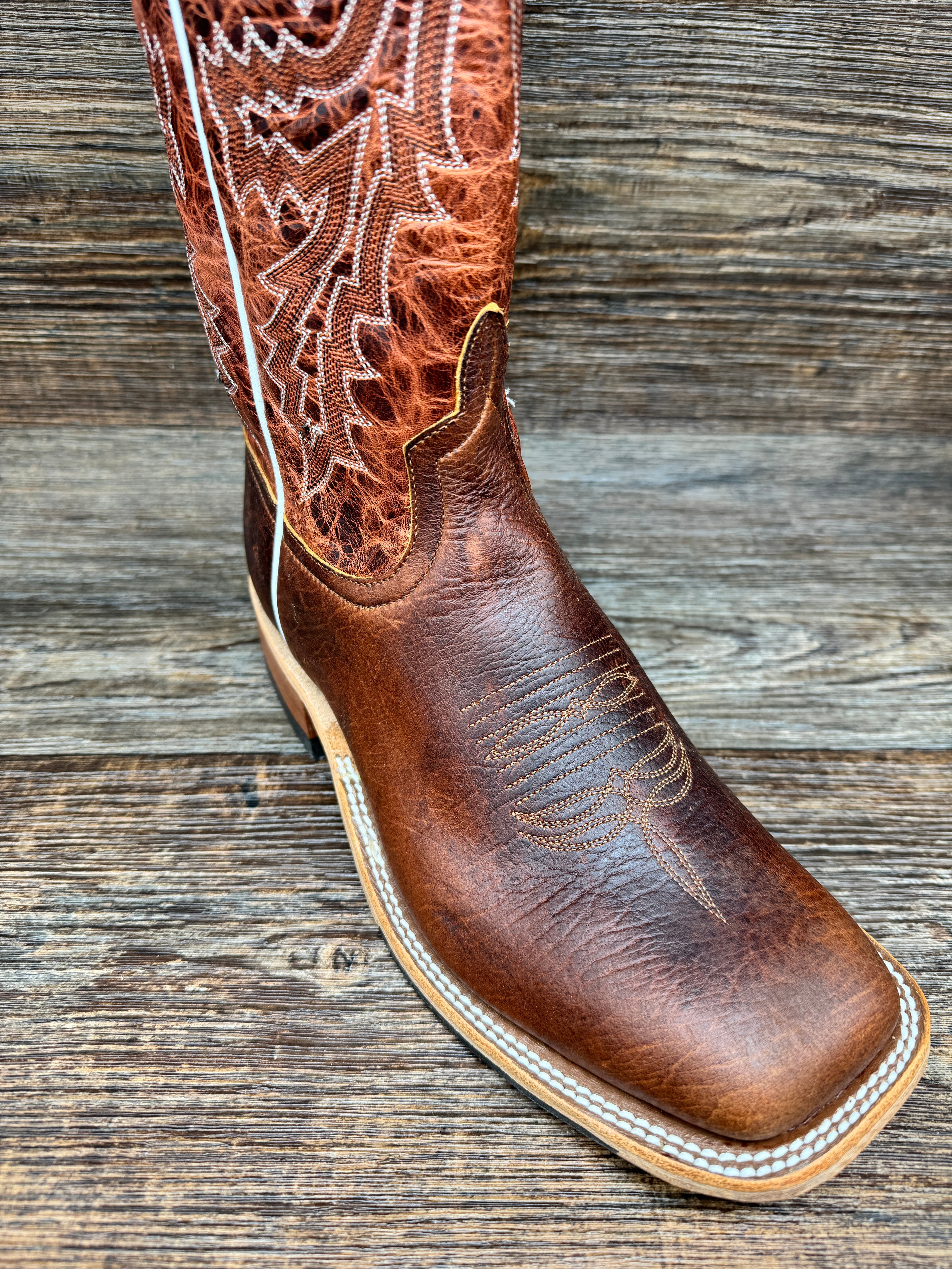 S1105 Men s Mike Tyson Bison Square Toe Western Boot by Anderson Bean