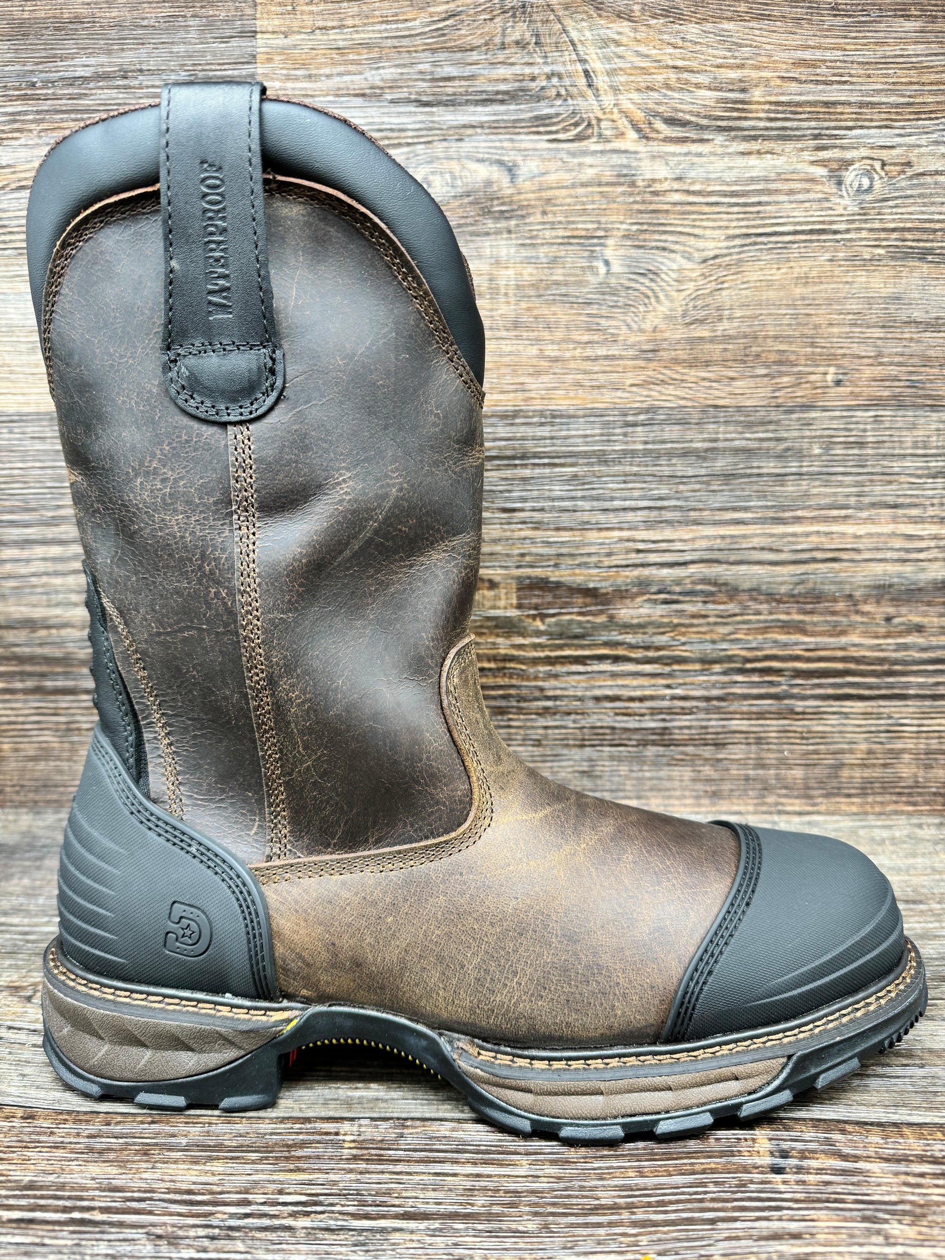DURANGO Men's Maverick XP Waterproof 11 In. Work Boots - Composite Toe Distressed Grizzly Brown Size 11 M Ddb0237 DURANGO Men's Maverick XP Waterproof 11 In. Work Boots - Composite Toe Distressed Grizzly Brown Size 11 M Ddb0237